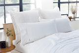 Luxury Egyptian Cotton Flat Sheet 400 Thread Count Double King Super King Sizes - seventhstitch