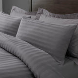 400TC DUVET COVER SET 100% EGYPTIAN COTTON DOUBLE SUPER KING SIZE BEDDING WHITE GREY - seventhstitch