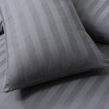 Luxury 600 Thread Count Bedding Satin Stripe Duvet Set 100% Egyptian Cotton Quilt Covers - seventhstitch