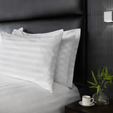 400TC DUVET COVER SET 100% EGYPTIAN COTTON DOUBLE SUPER KING SIZE BEDDING WHITE GREY - seventhstitch