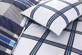 Luxury White Bedding Sets Reversible Grey Duvet Covers Double King Super King Size