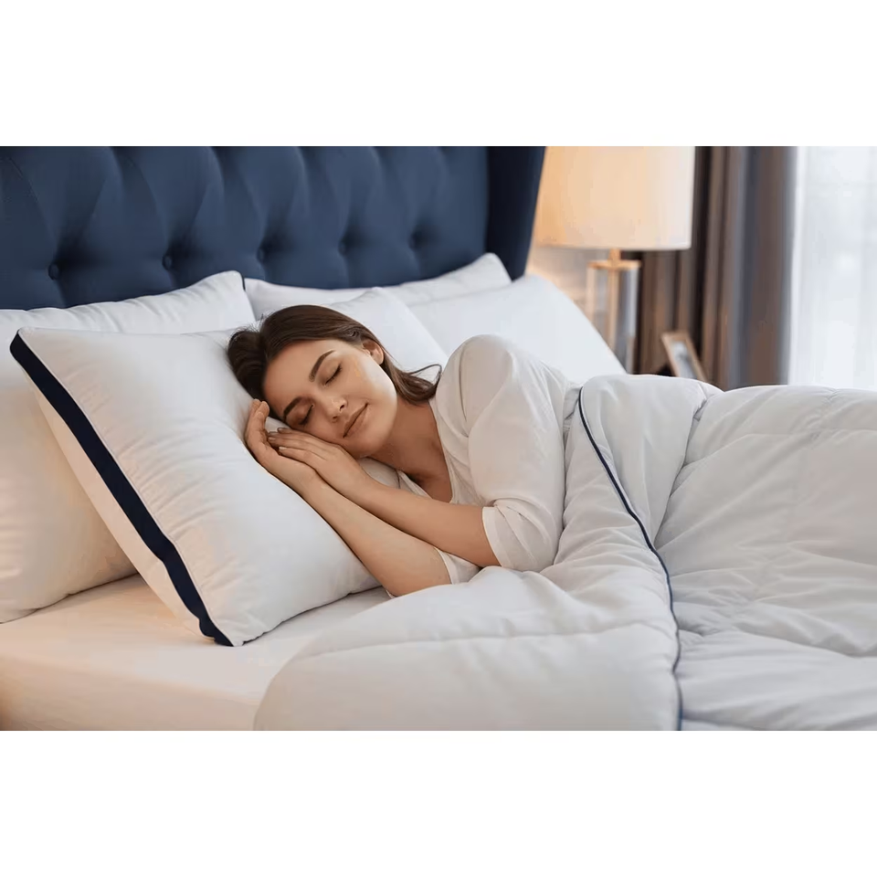 Silentnight Luxury Overlocked Ultrabounce Pillow - 4 Pack Silentnight Luxury Overlocked Ultrabounce Pillow - 4 Pack