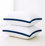 Luxury Hotel Quality Pillows Hollow Fibre Filled Bed Pillows Extra Soft Bounce Back Anti Allergic, Breathable