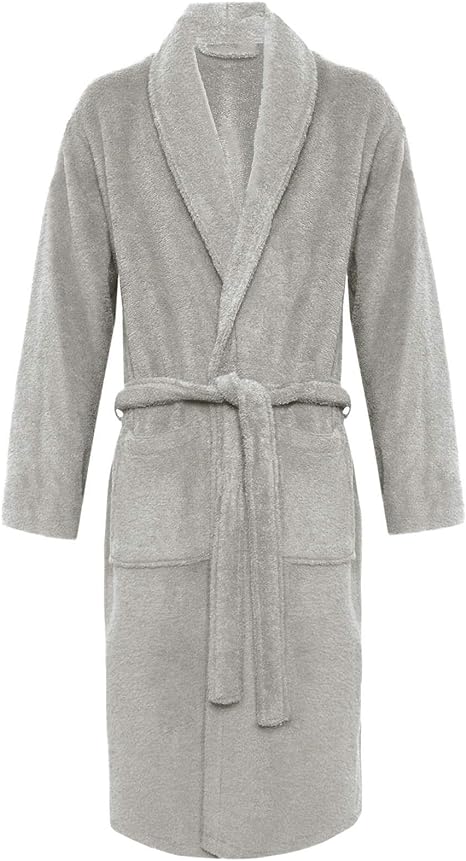Large Size Bathrobe 100% Luxury Egyptian Cotton Men Women Terry Towel Bath Robe Dressing Gowns - seventhstitch