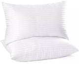 Luxury Hotel Quality Pillows Hollow Fibre Filled Bed Pillows Extra Soft Bounce Back Anti Allergic, Breathable - seventhstitch