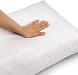 Luxury Hotel Quality Pillows Hollow Fibre Filled Bed Pillows Extra Soft Bounce Back Anti Allergic, Breathable - seventhstitch