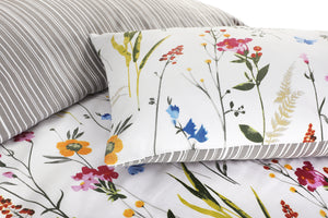 Printed Bedding Sets 100% Cotton 200 Thread Count Reversible Print Duvet Covers Set - seventhstitch