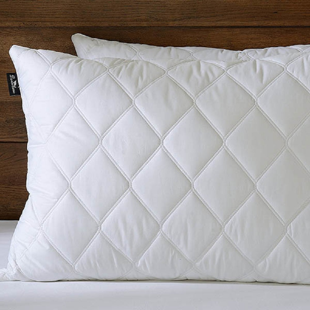 Luxury Pillow Pack With Quilted Cover Hotel Quality Bed Pillows Soft